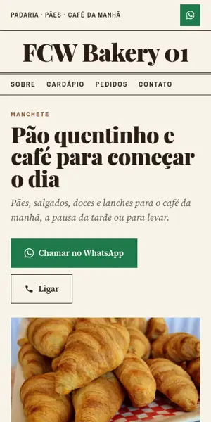 Prévia do modelo FCW Bakery 01 no celular