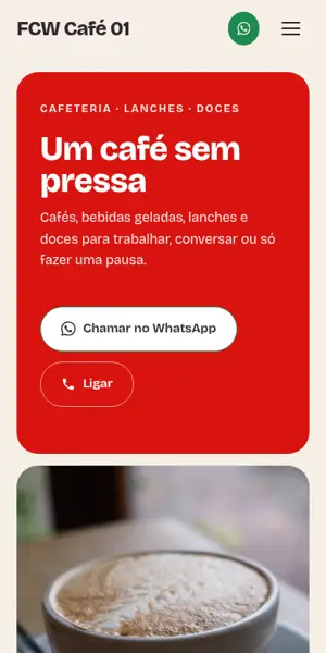 Prévia do modelo FCW Café 01 no celular