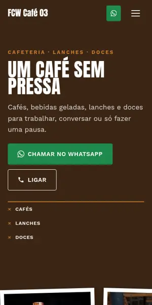 Prévia do modelo FCW Café 03 no celular