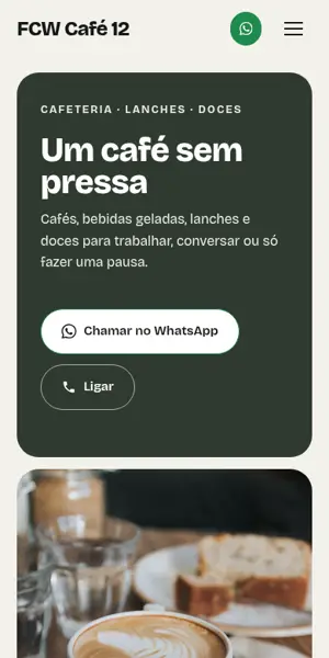 Prévia do modelo FCW Café 12 no celular