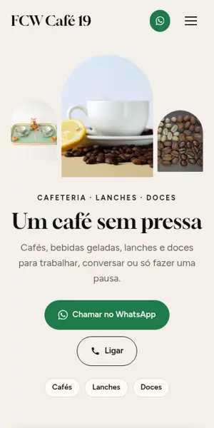 Prévia do modelo FCW Café 19 no celular