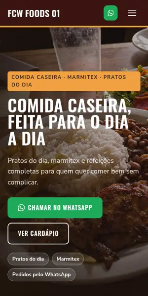 Prévia do modelo FCW Foods 01 no celular