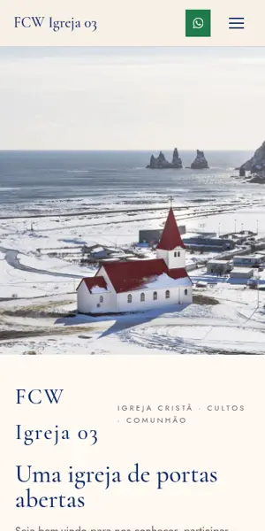 Prévia do modelo FCW Igreja 03 no celular