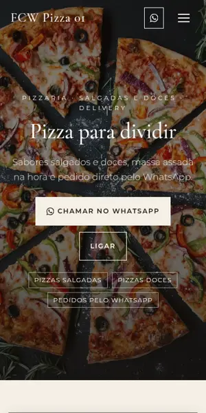 Prévia do modelo FCW Pizza 01 no celular
